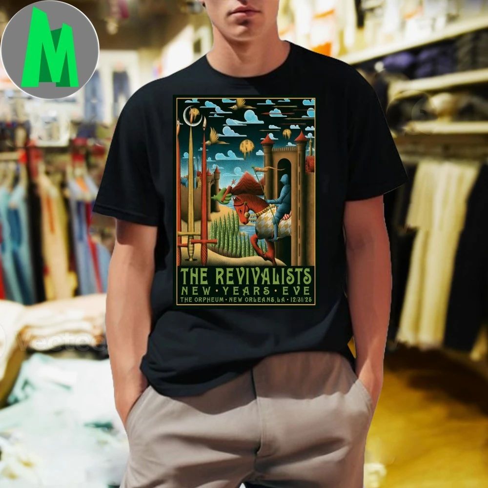 Original The Revivalists Dec 31 2025 New Orleans LA Poster Shirt