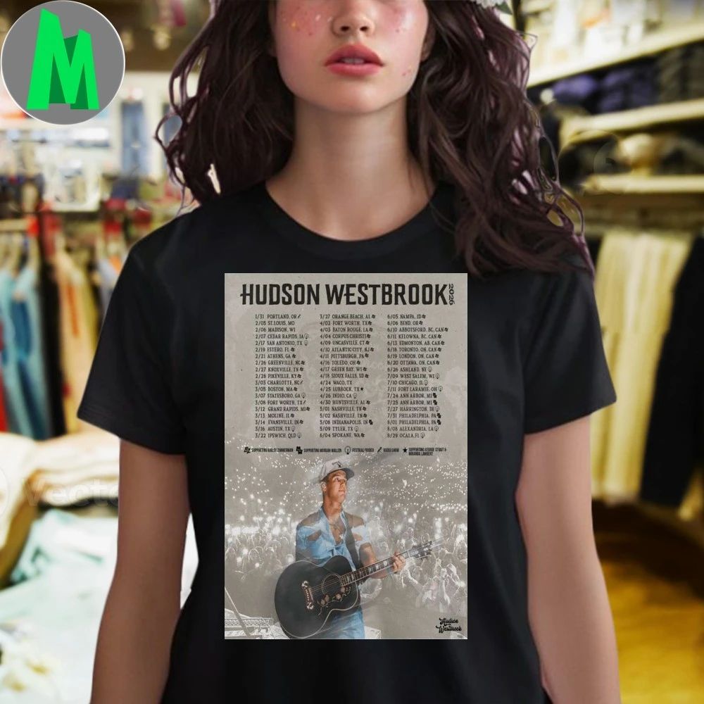 Original Hudson Westbrook Cedar Rapids Feb 7 2026 Poster Shirt