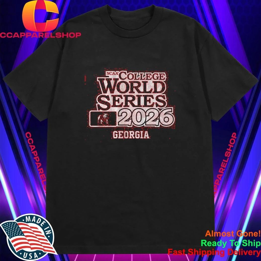 Georgia Bulldogs Baseball Baseball Ncaa College World Series 2026 Shirt