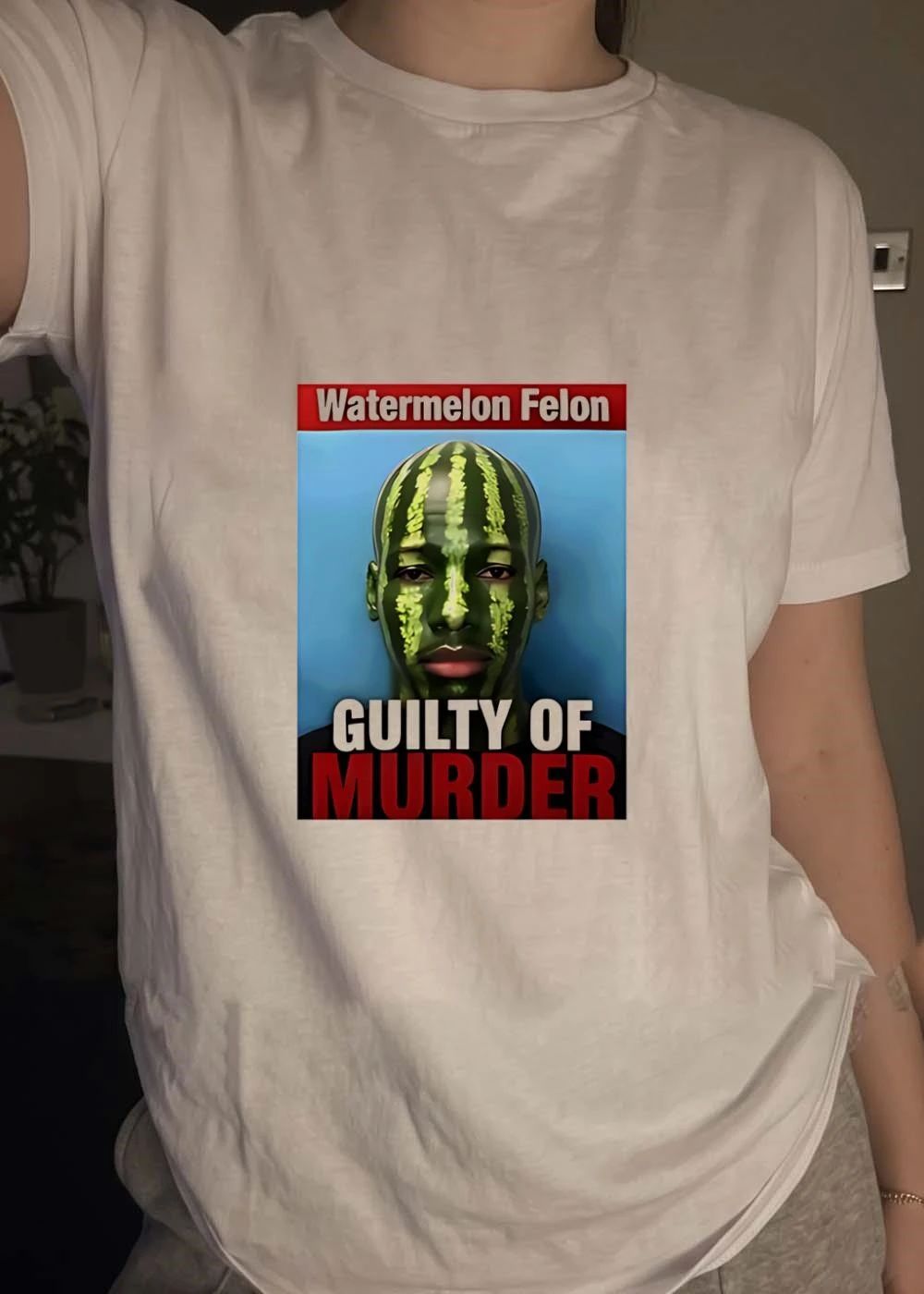 Watermelon Felon Guilty of Murder T-Shirt
