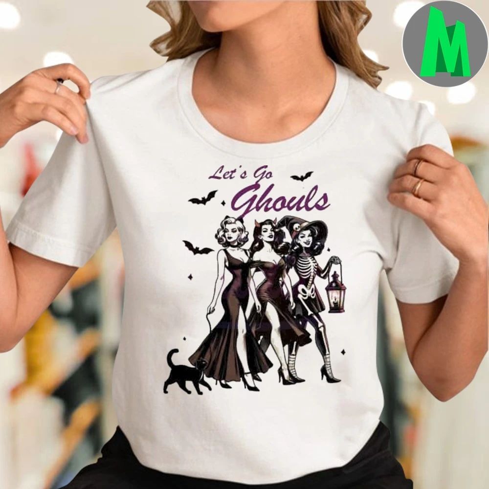 Halloween Girl Lets Go Ghouls Shirt