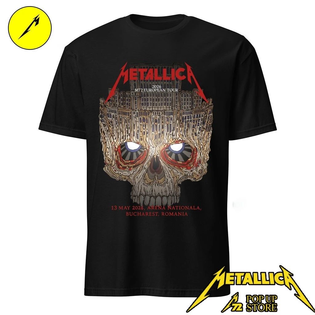 Metallica 2026 M72 European Tour May 13, 2026 Arena nationala, Bucharest , Romania by Matei Apostolescu Shirt