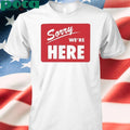 Denim Tears Sorry We’Re Here shirt