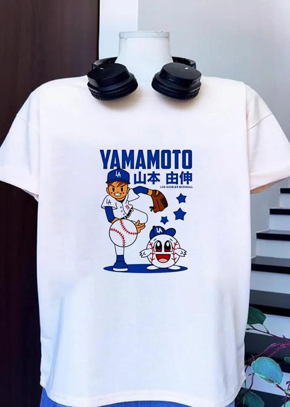 Yoshinobu Yamamoto Los Angeles Dodgers MLB Yamamoto 山本由伸 Los Angeles Baseball shirt