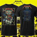 Limited Edition Metallica M72 World Tour 2026 Tee Glasgow, Scotland 25th June 2026 EU Vegas Wolf Skull Jack