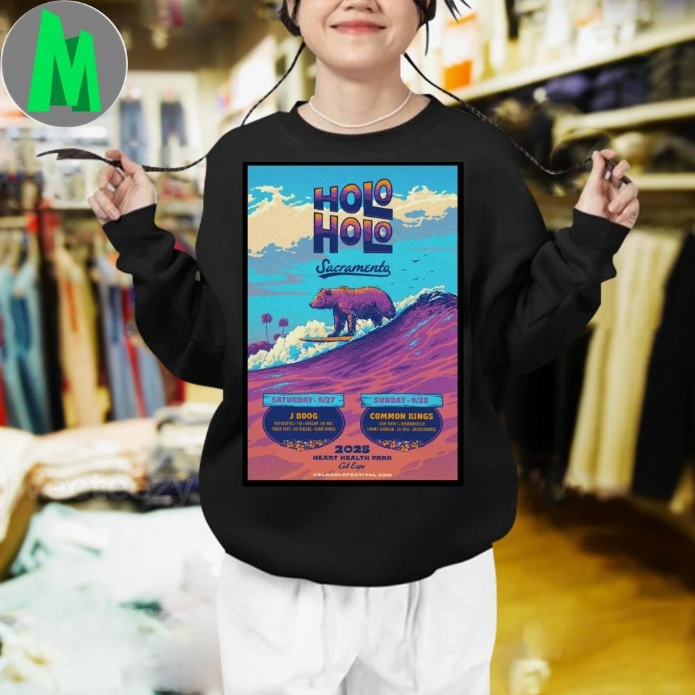 Holo Holo Sacramento CA September 27-28 2025 Poster Shirt