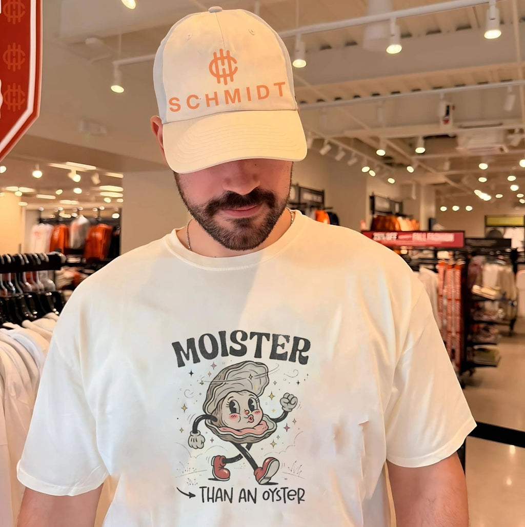 Moister Than an Oyster funny food humor shirt