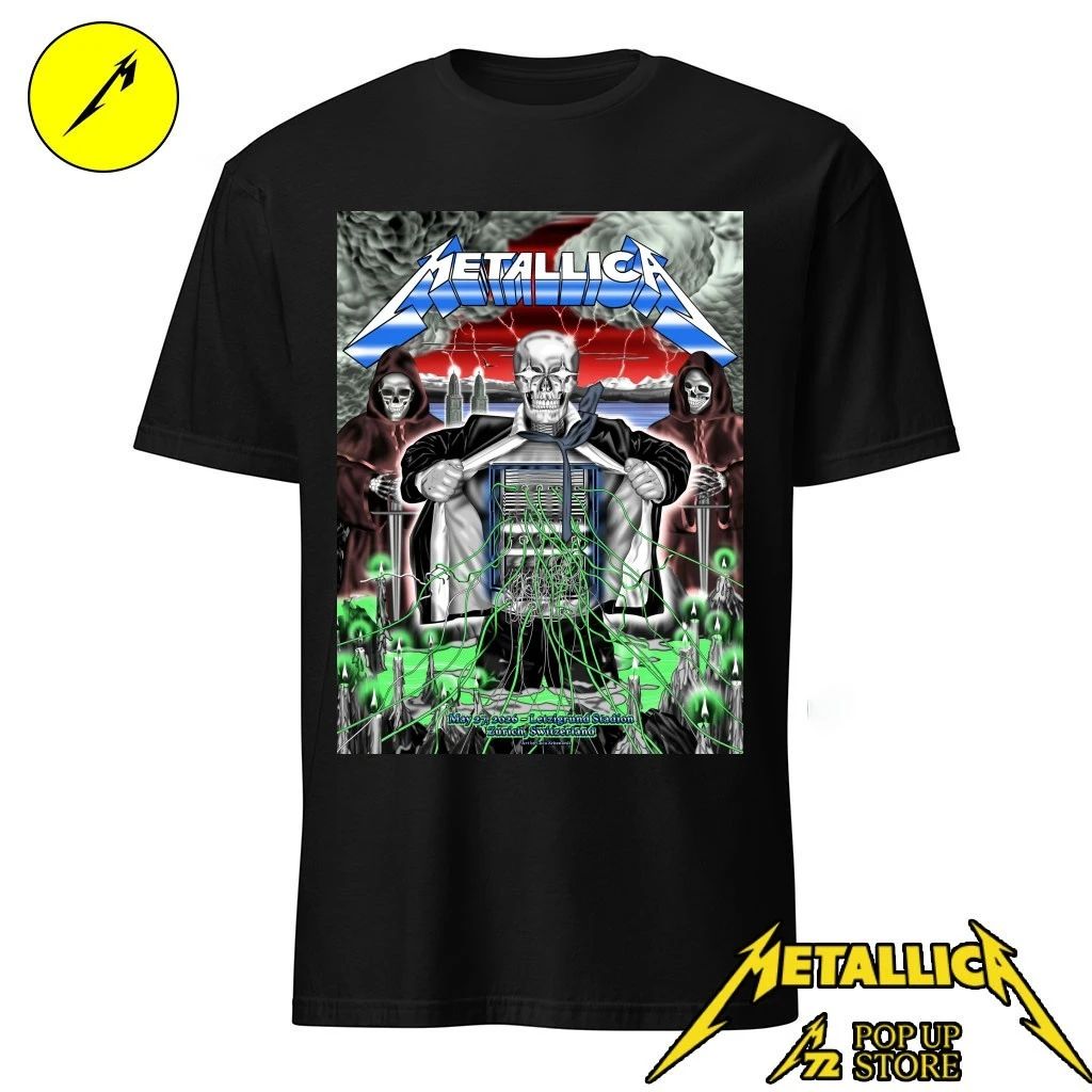 Metallica May 27, 2026 Stadion Letzigrund Zürich, Switzerland Poster T-Shirt