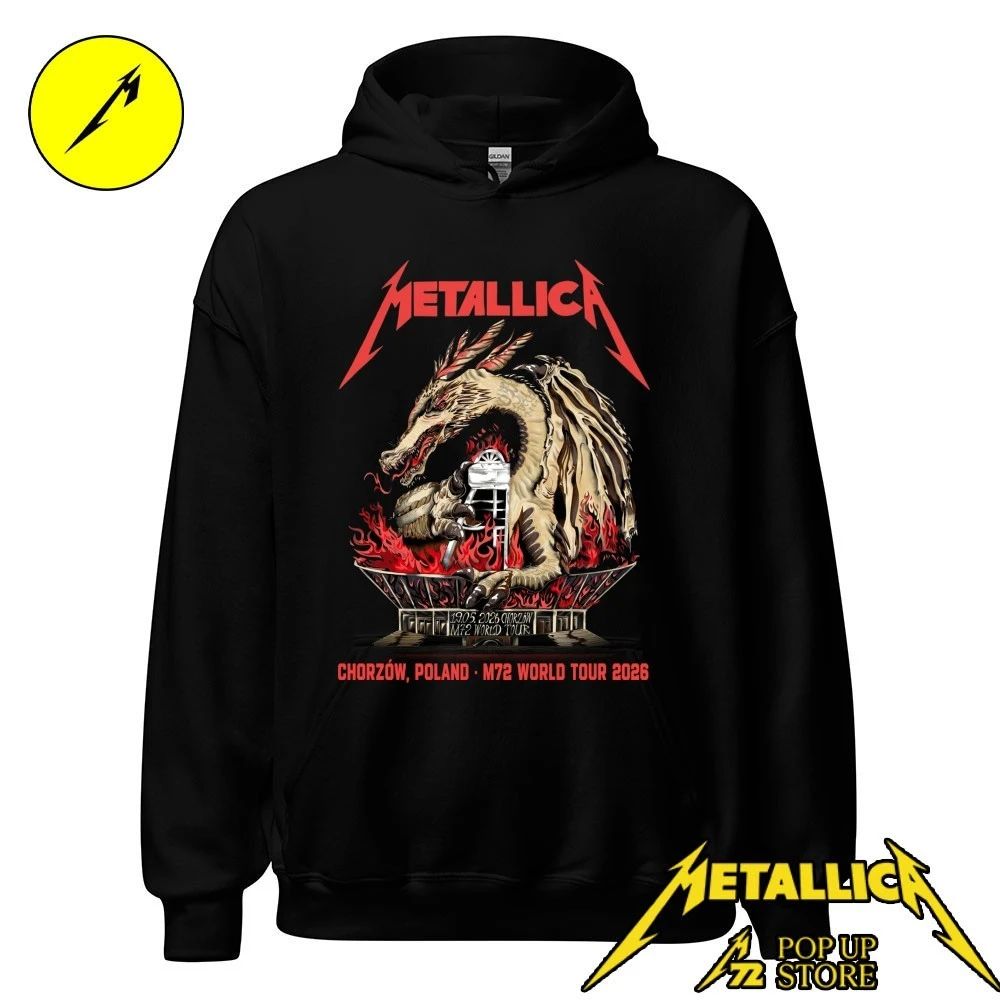 Metallica at Stadion Śląski in Chorzów, Poland, on May 19, 2026 Smok Wawelski Dragon Shirt