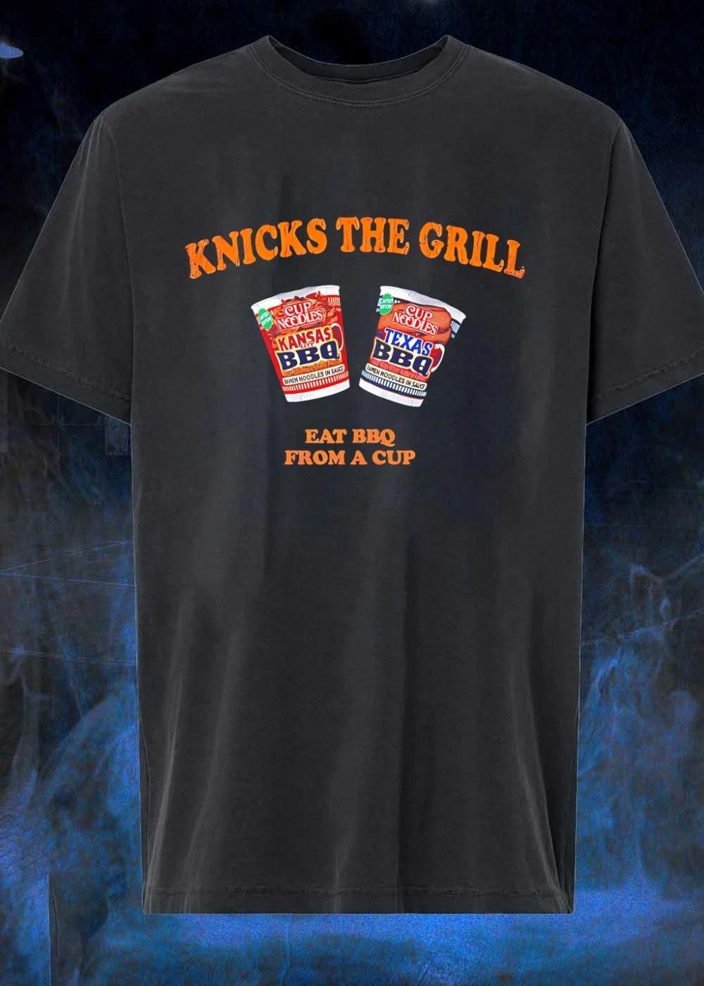 Cup Noodles Fans Eat BBQ From a Cup Kansas City Texas Flavor T-Shirt