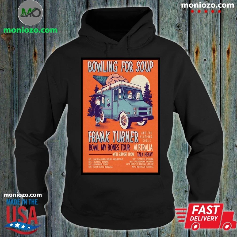 Bowling For Soup Bowl My Bones Tour 2026 Australia Poster T-Shirt