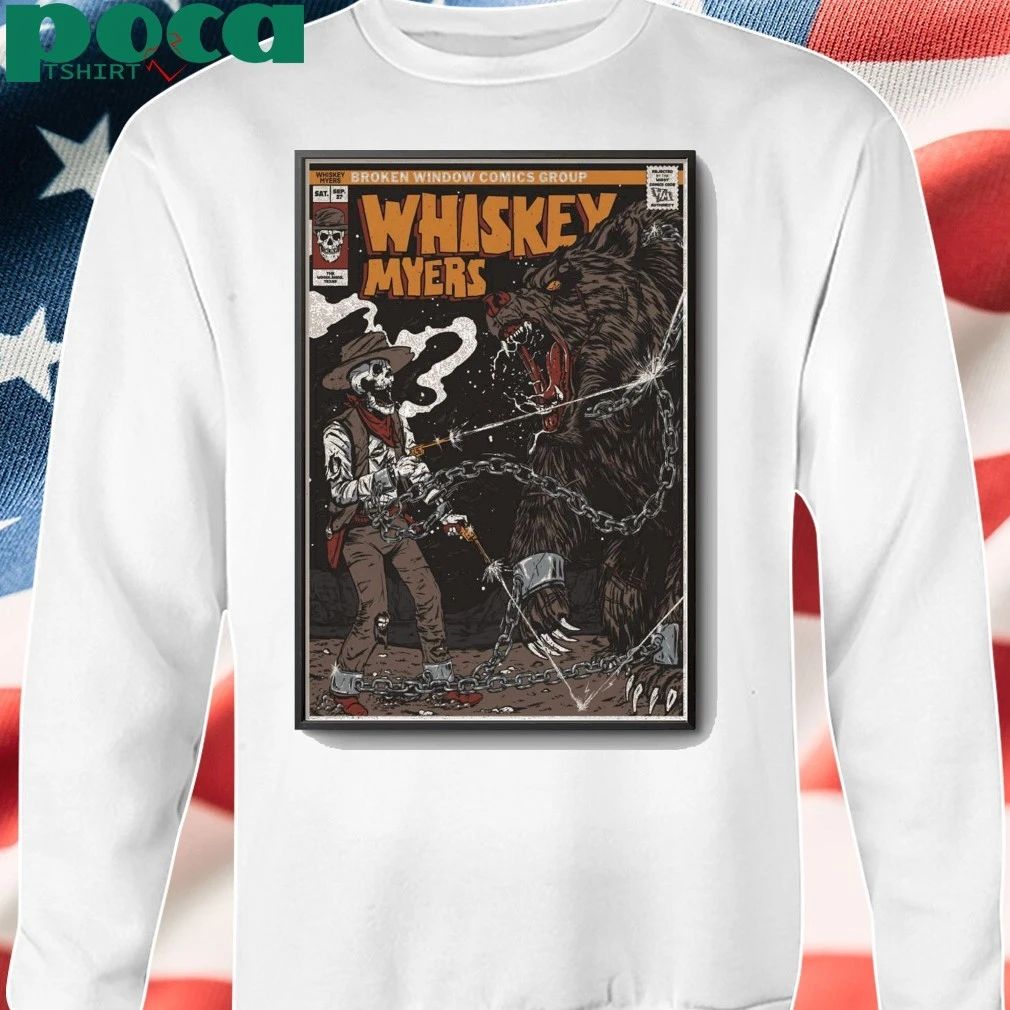 Whiskey Myers Sept 27 2025 In The Woodlands, TX Tour Poster shirt
