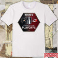 Carolina Hurricanes Vs Philadelphia Flyers 2026 NHL Stanley Cup Playoffs Aminco Round 2 Match Up t-shirt