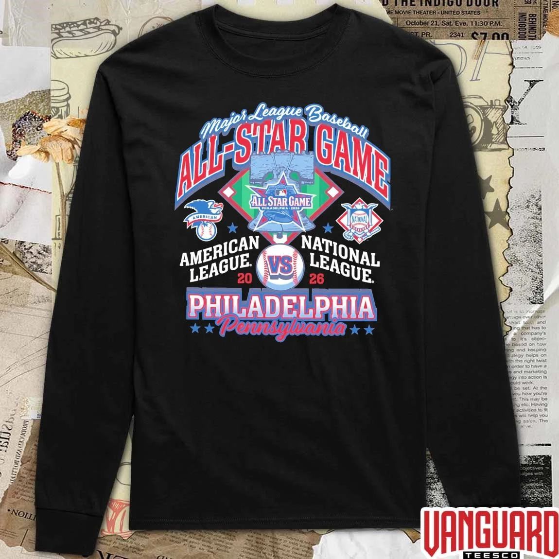 Philadelphia Phillies MLB 2026 All-Star Game Pennsylvania Event Regional t-shirt