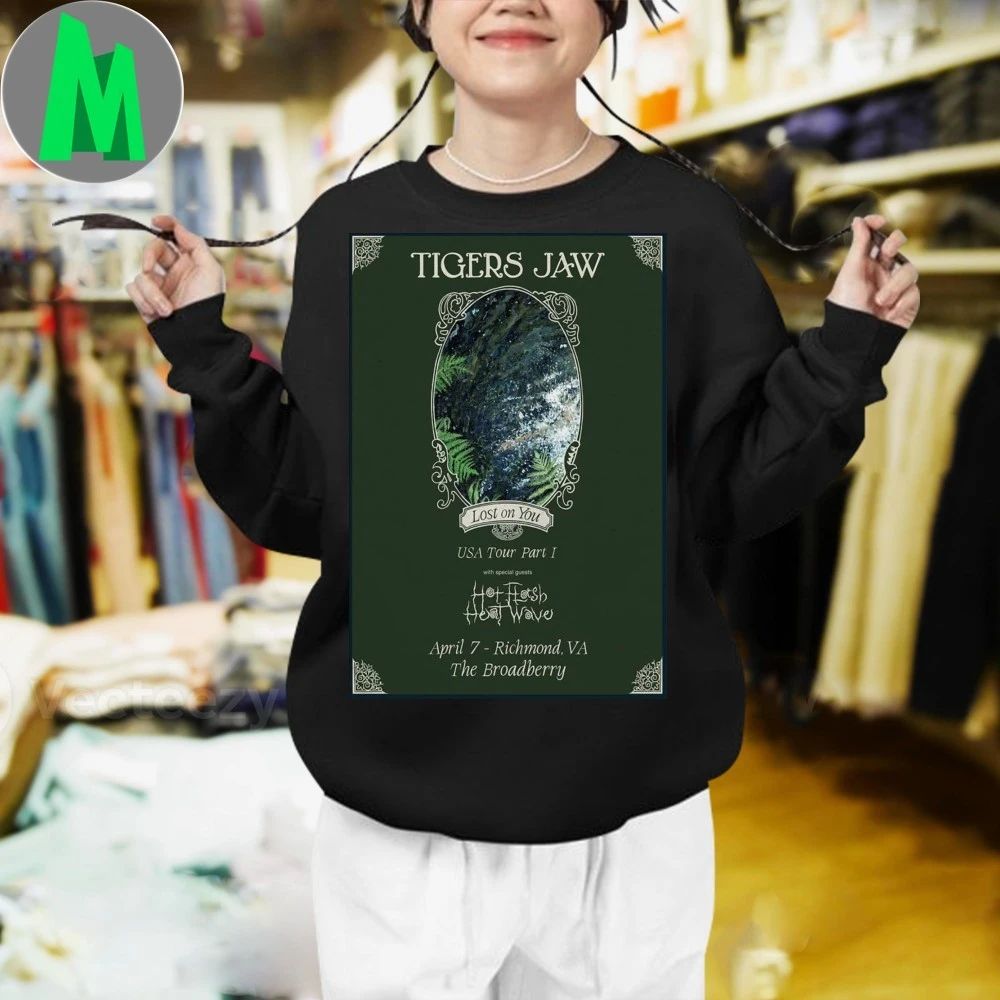 Tigers Jaw Richmond Va Apr 7 2026 Poster Shirt