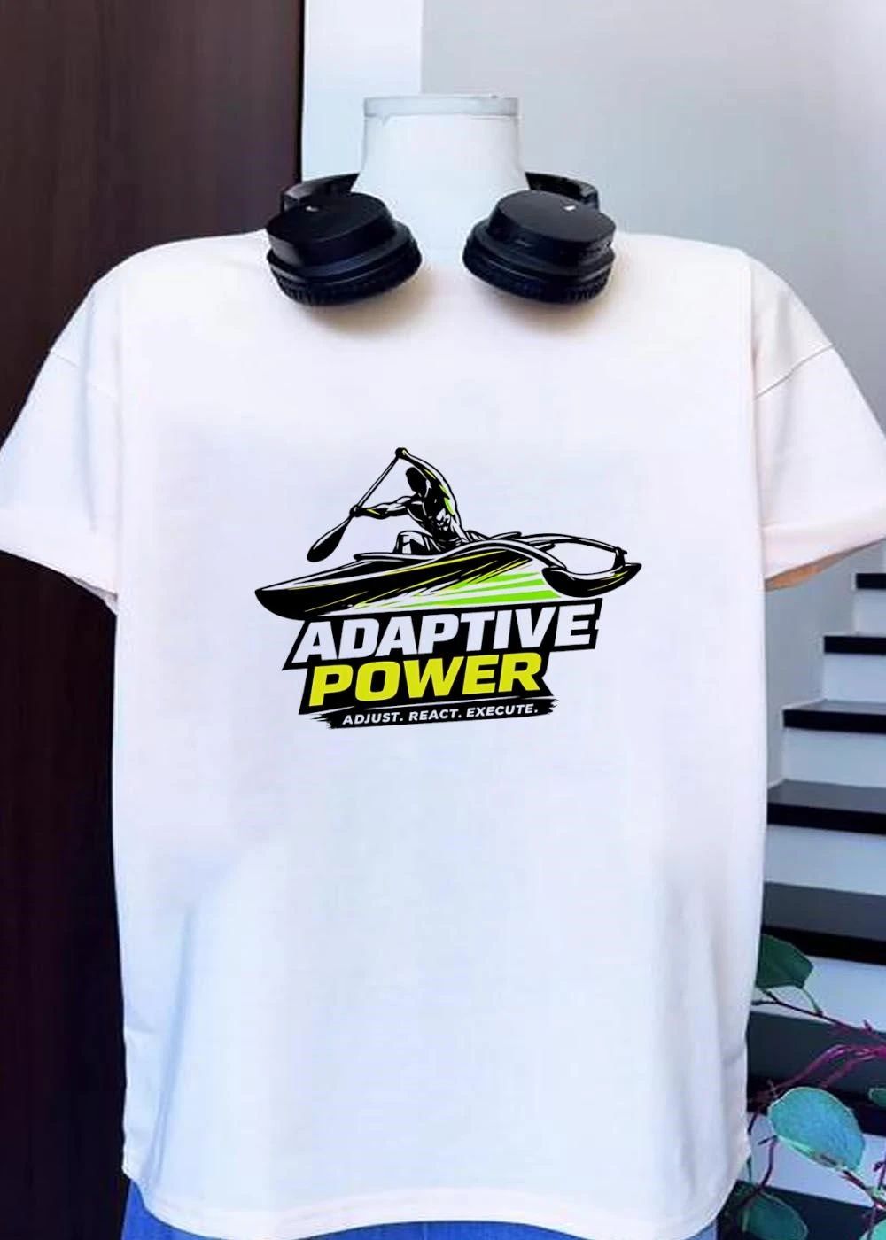 Adaptive Power Outrigger Paddler Kayak Adjust. React. Execute. 2026 Watersports Shirt