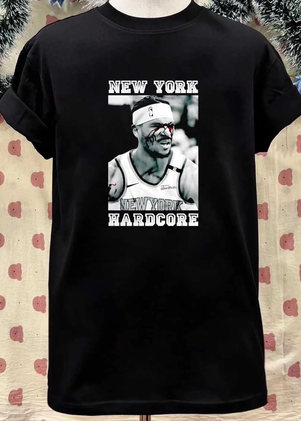 New York Hardcore Josh Hart Bleeding NBA Face T-Shirt