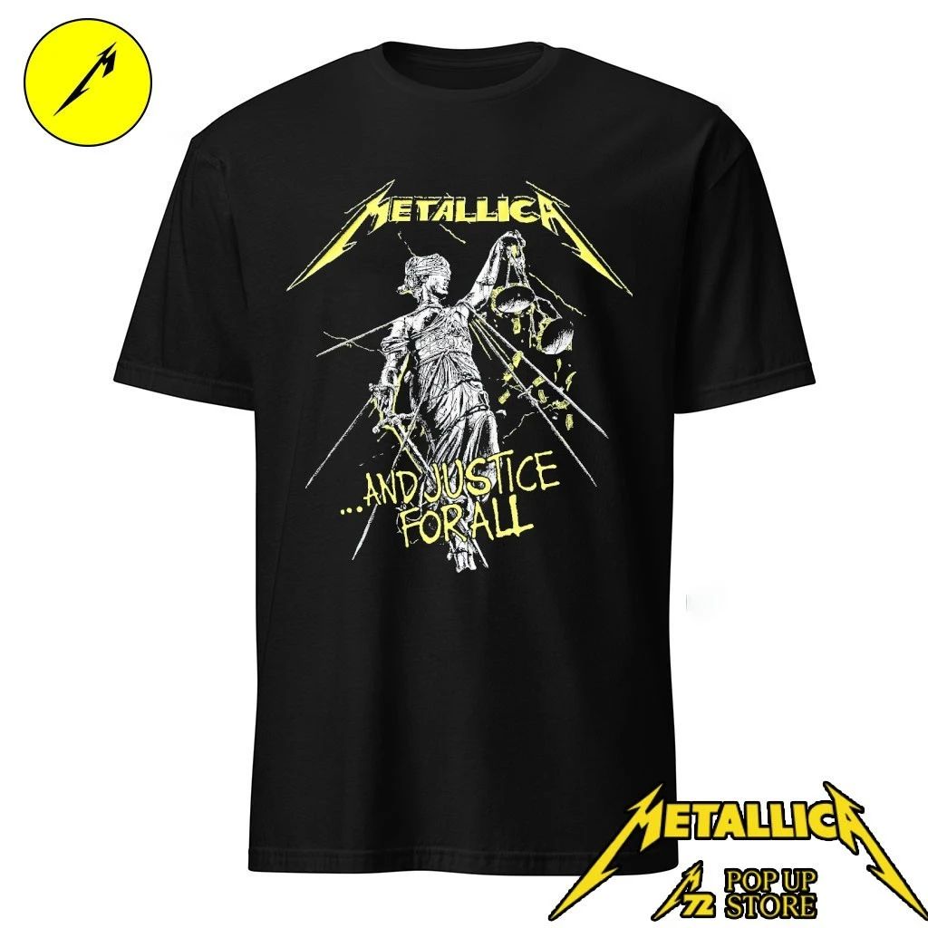 Metallica Pop-Up Shop M72 European World Tour 2026 And Justice For All Shirt