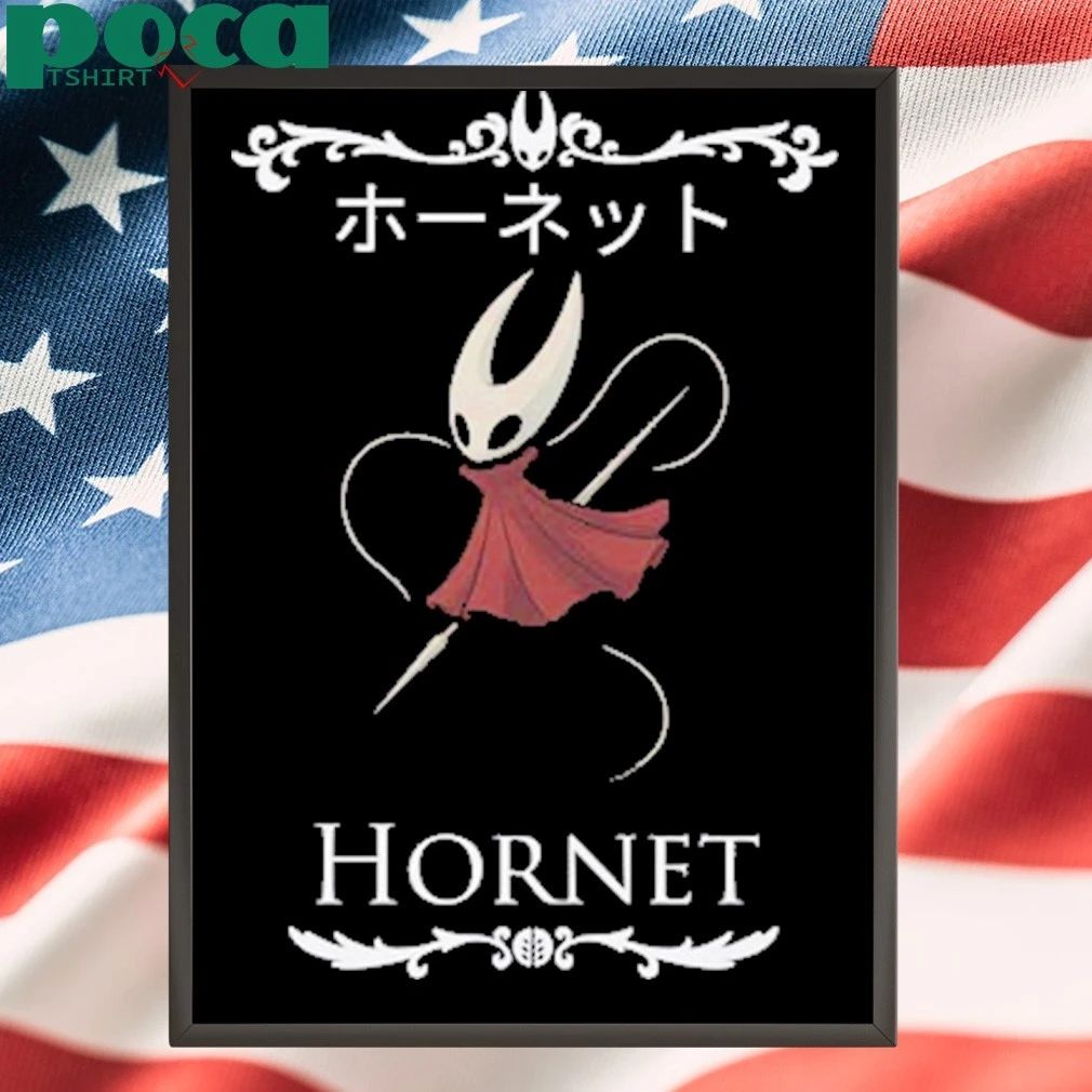 Hollow Knight Silksong Hornet Pose T-shirt