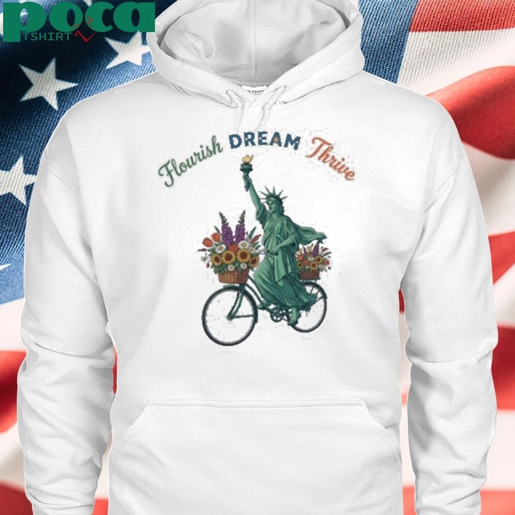 Anti-Trump Flourish Dream Thrive Portland Frog 2025 T-shirt