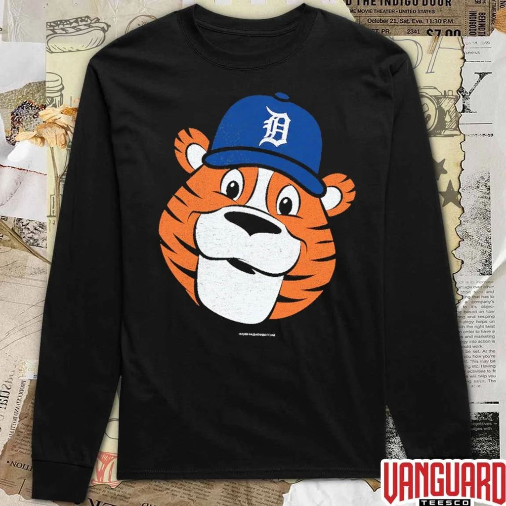 Detroit Tigers Mitchell And Ness Youth Big Face Mascot MLB Baseball t-shirt