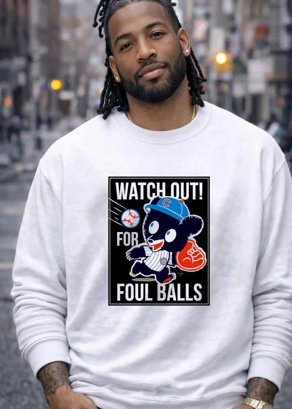 Clark the Cub Chicago Cubs MLB Watch out for Foul Balls shirt