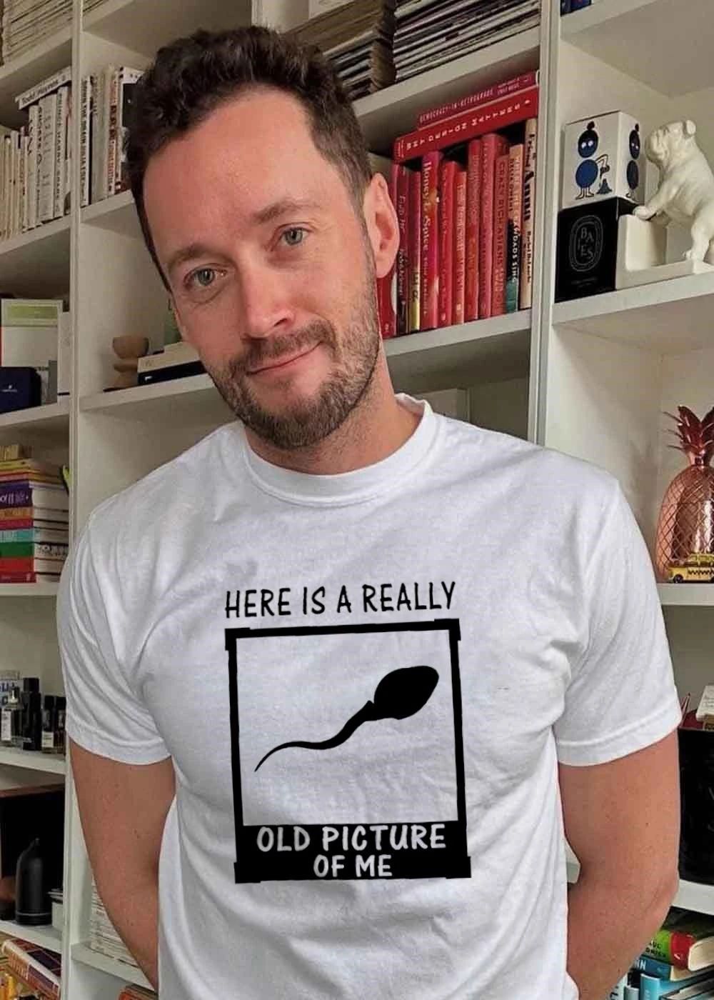 Sperm cell life beginning here is a really old picture of me shirt