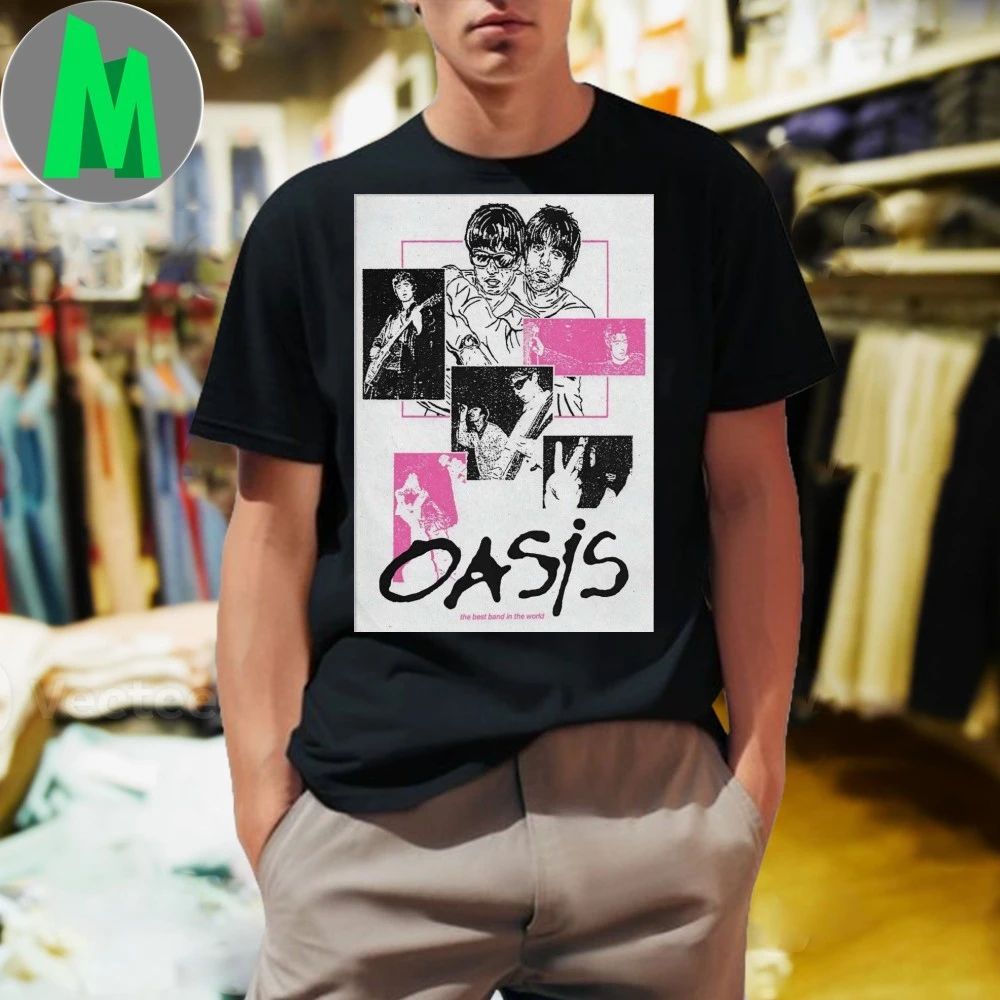 Original Oasis The Best Band In The World Poster Shirt