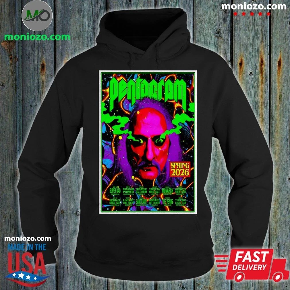 Original Pentagram Spring Tour 26 Poster Shirt