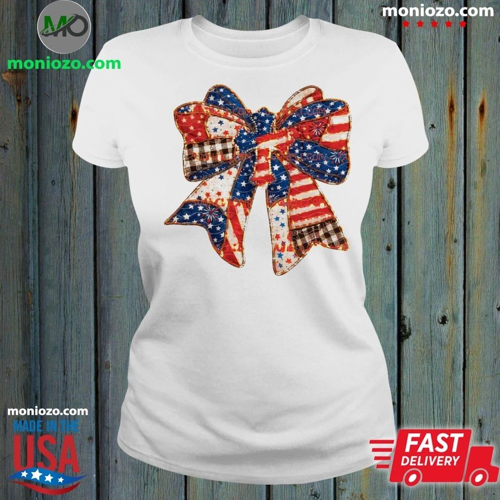 1776 US Coquette Bow 250th Anniversary Shirt