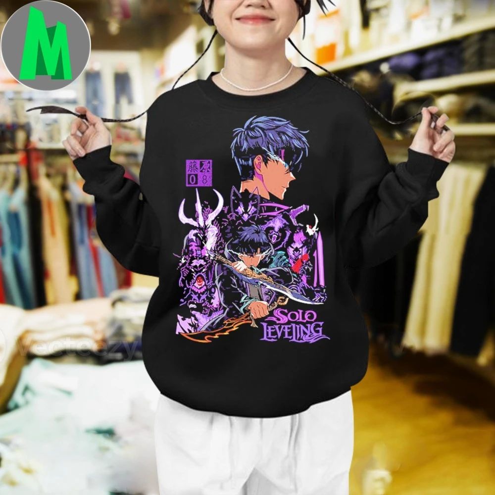 Shadow Monarch Solo Leveling Anime Shirt