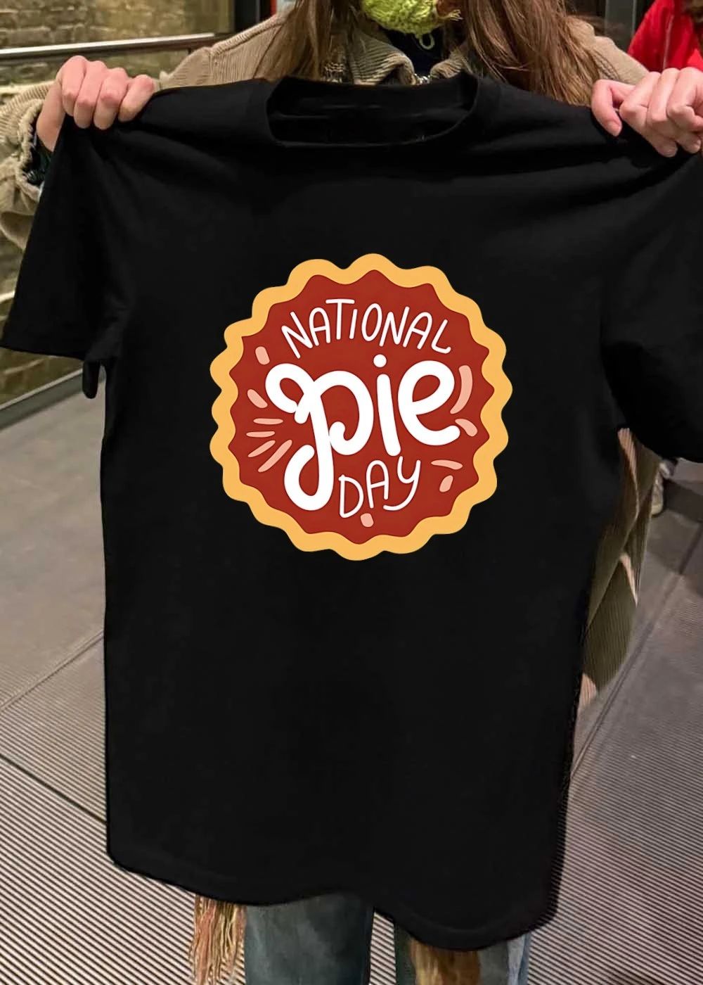 National Pie Day logo shirt