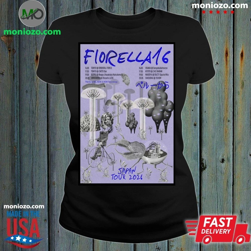 Original Fiorella 16 2026 Japan Tour Poster Shirt