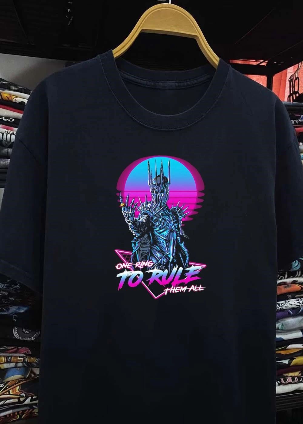 Sauron Retro Vaporwave One Ring to Rule Them All T-Shirt