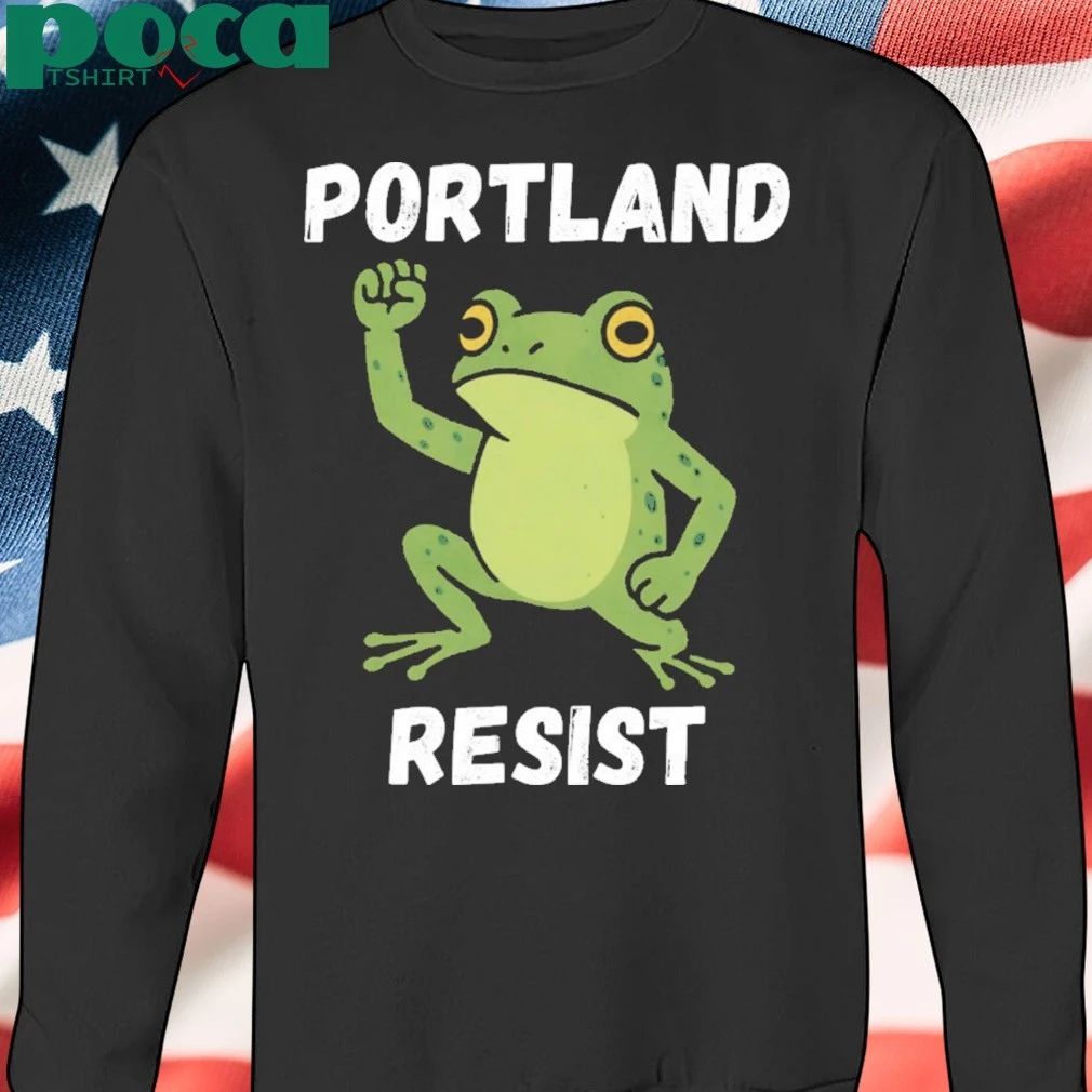 Portland Frog Stay Strong Portland Resist T-shirt