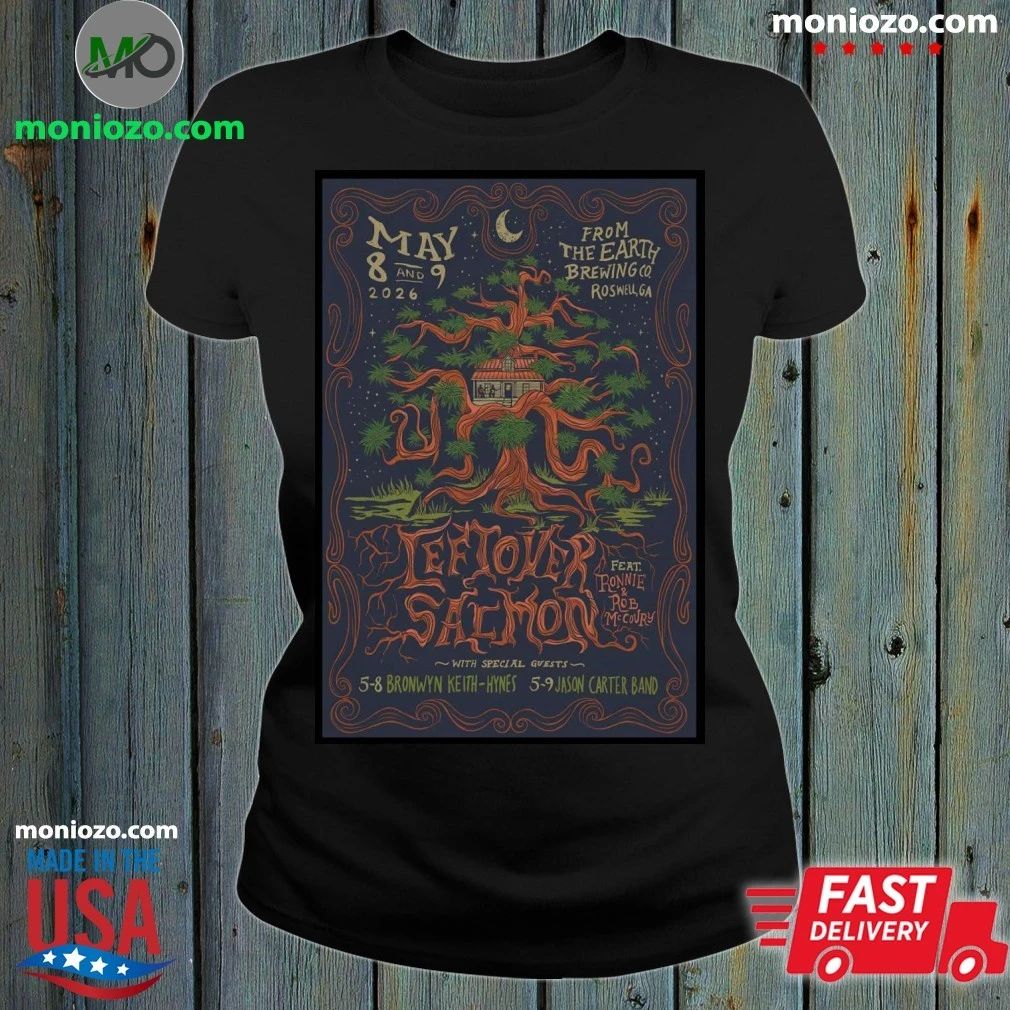 Original Leftover Salmon Roswell GA 5 8-5 9 2026 Poster Shirt
