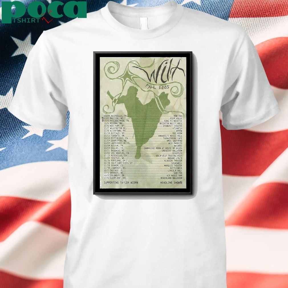 Wilt Band 2025 Fall Tour Poster shirt