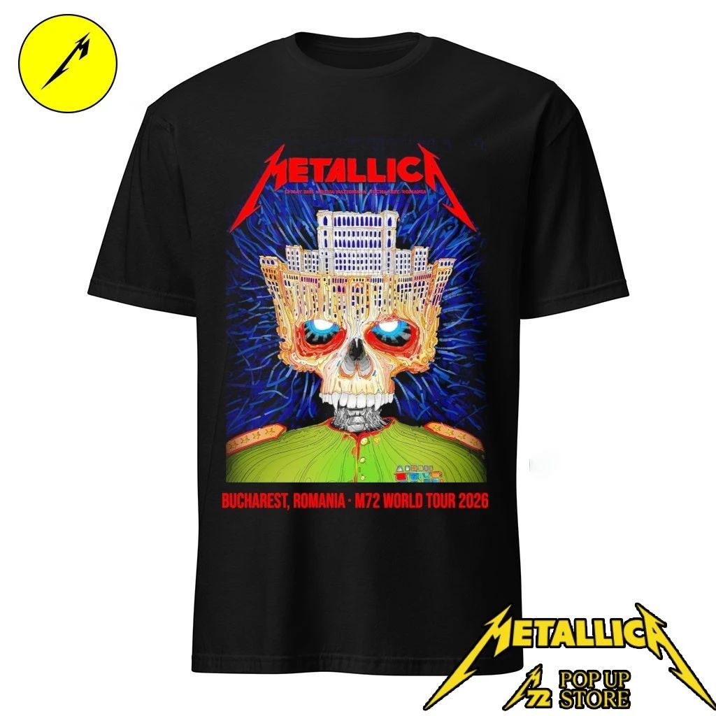 Metallica M72 Bucharest at Arena Națională, Romania Skull Palace by Matei Apostolescu Shirt