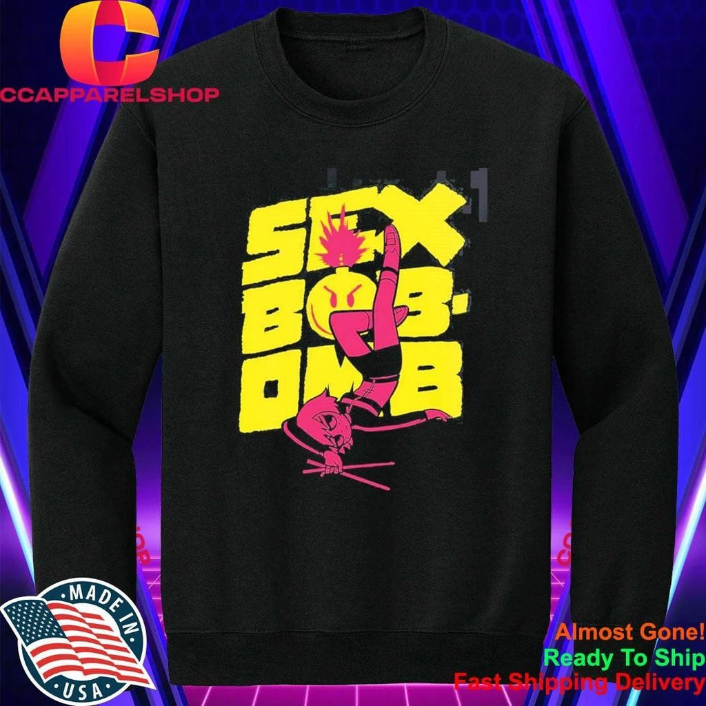 Scott Pilgrim Vol 3 Scott Pilgrim And The Infinite Sadness 20th Anniversary Merch Sex Bob-omb Shirt