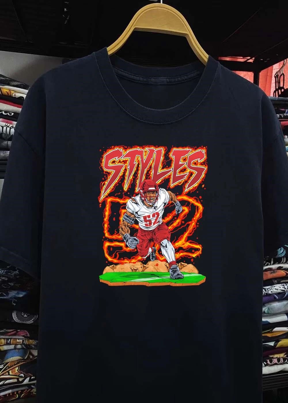Styles Fifty Two Football Player shirt