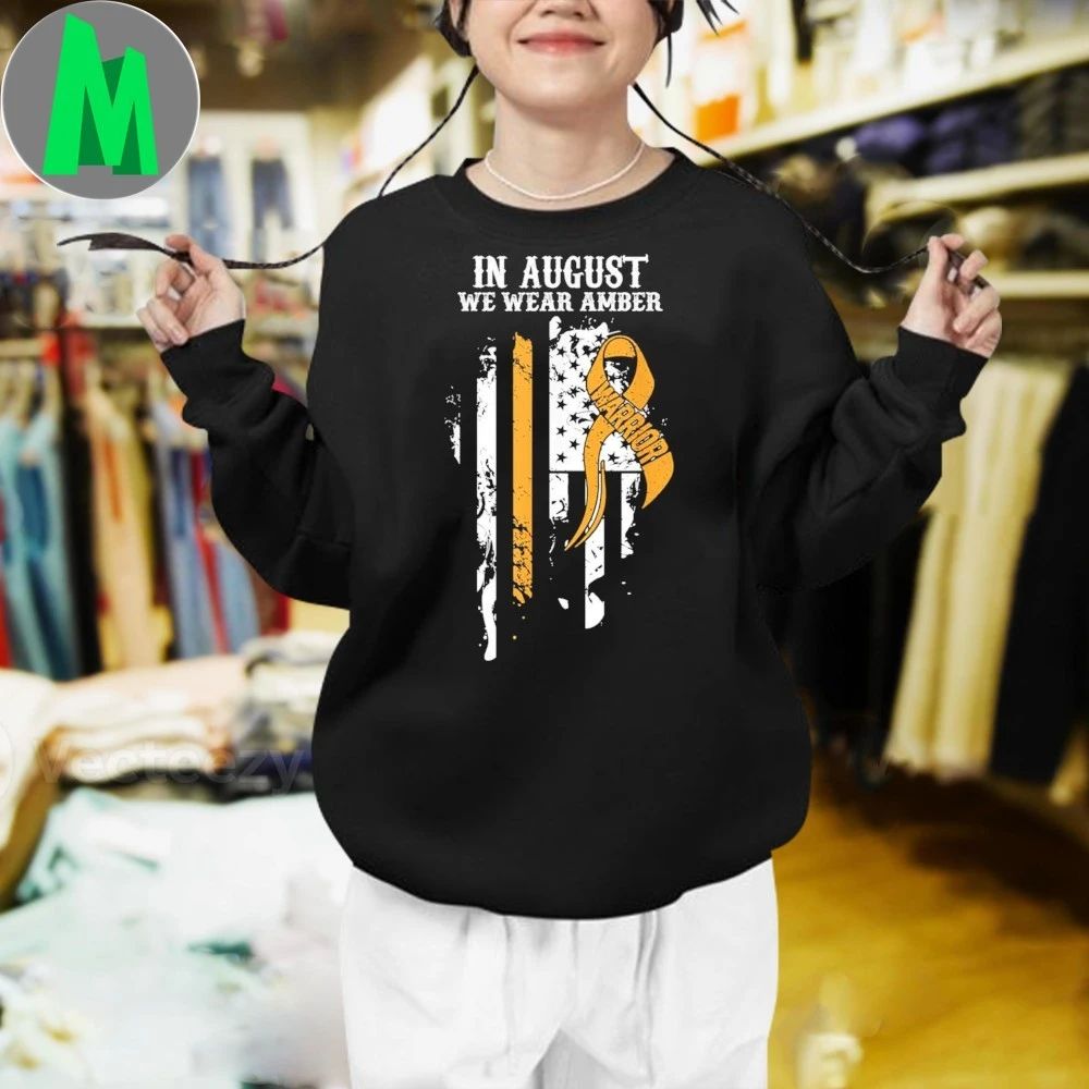 August – Appendix Cancer Awareness Supporter Ribbon Shirt
