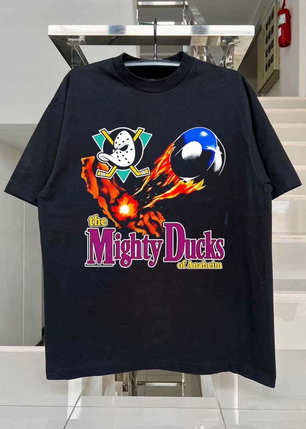 Mighty Ducks Apparel The Mighty Ducks of Anaheim Hockey Team T-Shirt