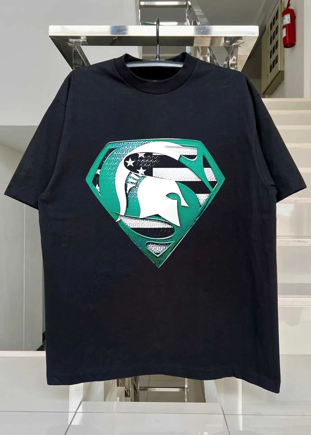 Michigan State Spartans Superman American shirt