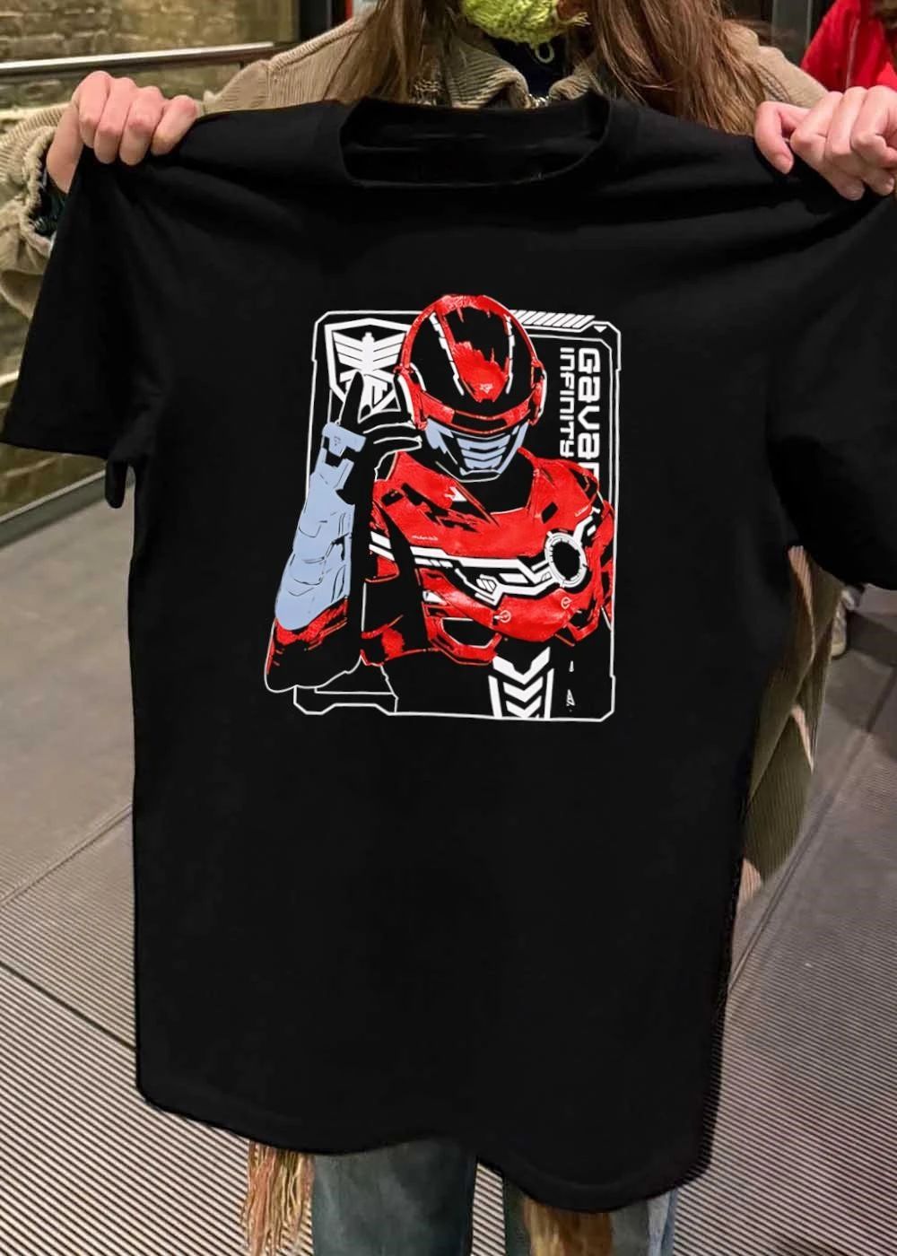 Gavan Infinity Red Armor Tactical Suit Graphic Men’s T-Shirt