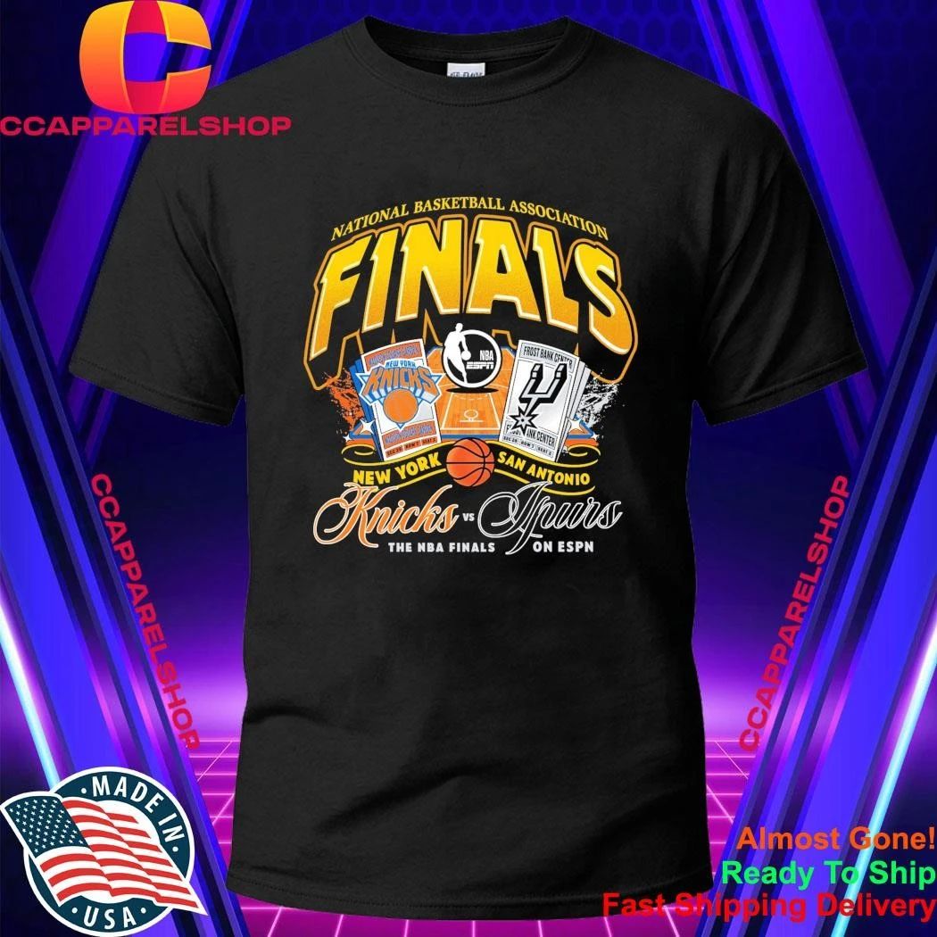NBA Finals Knicks vs Spurs Ticket Shirt