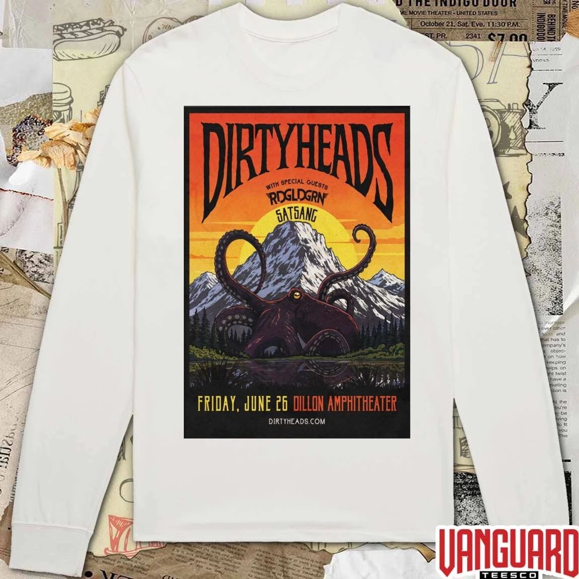 Dirty Heads Dillon Amphitheater June 26, 2026 Poster t-shirt