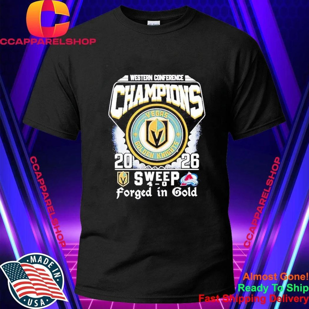 Vegas Golden Knights vs Colorado Avalanche Western Conference Champions 2026 Shirt