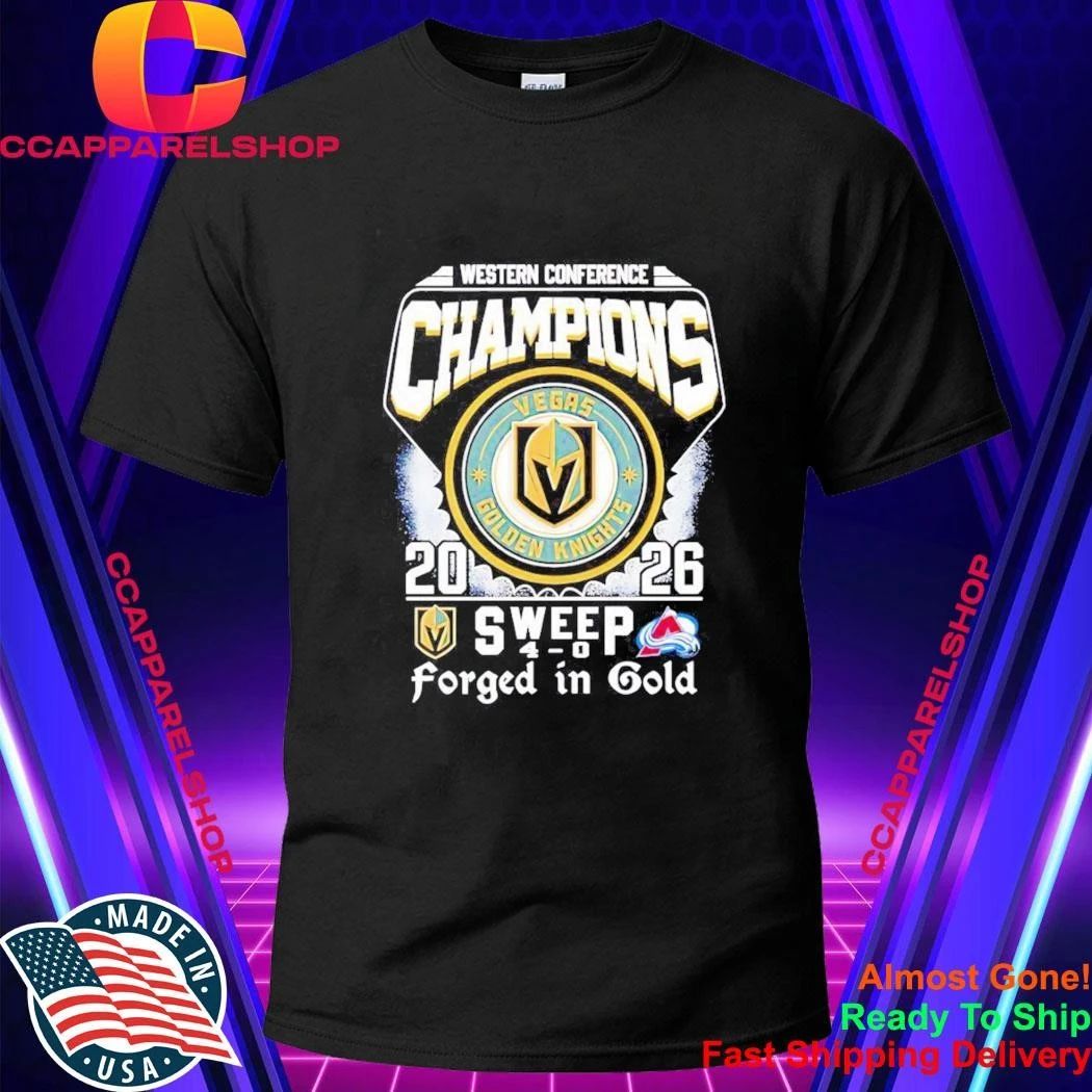 Vegas Golden Knights vs Colorado Avalanche Western Conference Champions 2026 Shirt