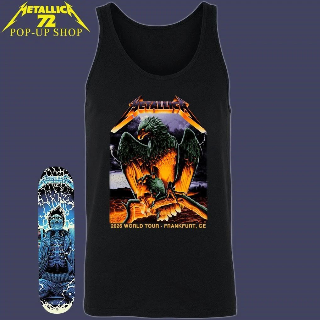 Metallica M72 Frankfurt Germany May 24 2026 Show 2 Art By Max Löffler Pop-Up Shop Limited T-Shirt