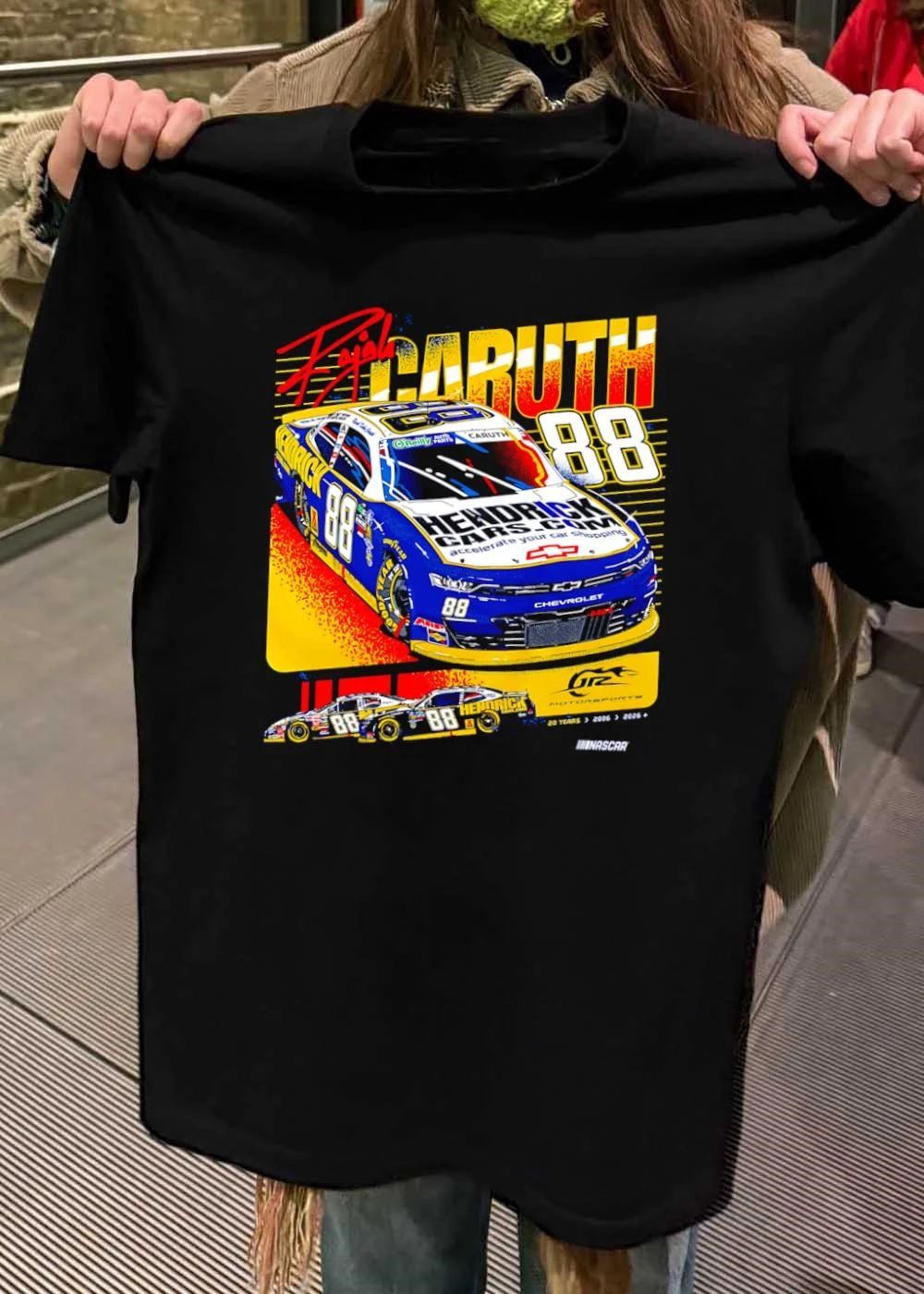Ralph Caruth 88 Hendrick Cars.com accelerate your car shopping Chevrolet Motorsports NASCAR shirt